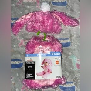 Infants’ 0-6 mo Pink Rabbit Costume